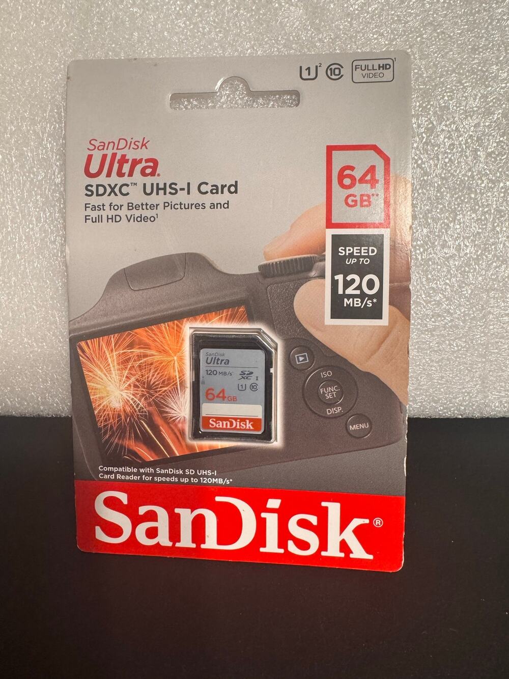 SanDisk Ultra SDXC UHS-I memory card - sealed package